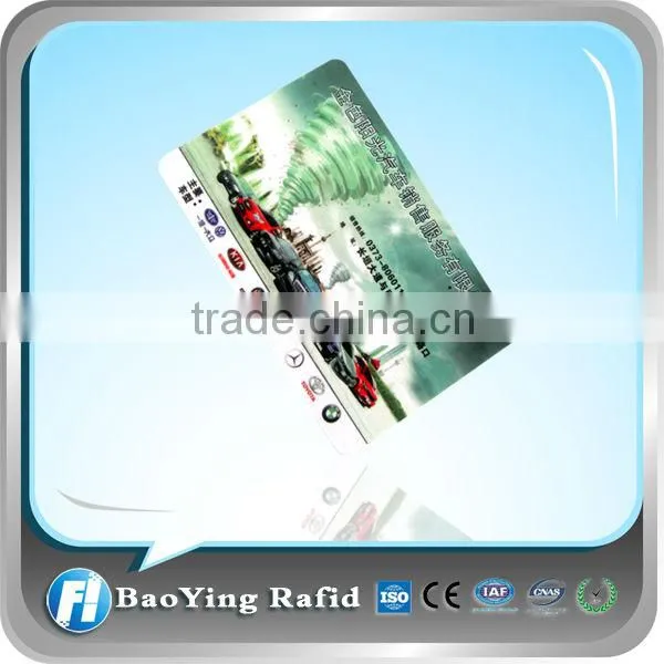 125KHz id card material pvc