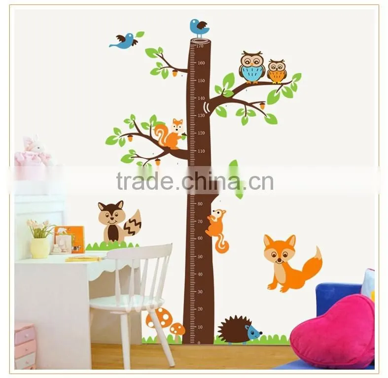 Owl Lion animal Tree Vinyl Wall Stickers kids Baby children Decor Home Wall Paper Decal deco Art Sticker New,Big