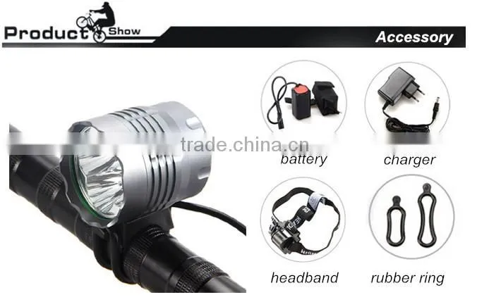 (120009) Aluminium Multi-functional head flashlight and super bike light