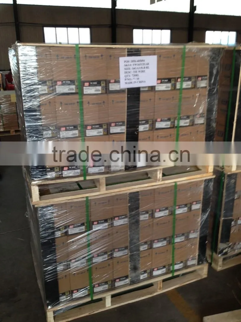 16.5GA black annealed tie wire square hole