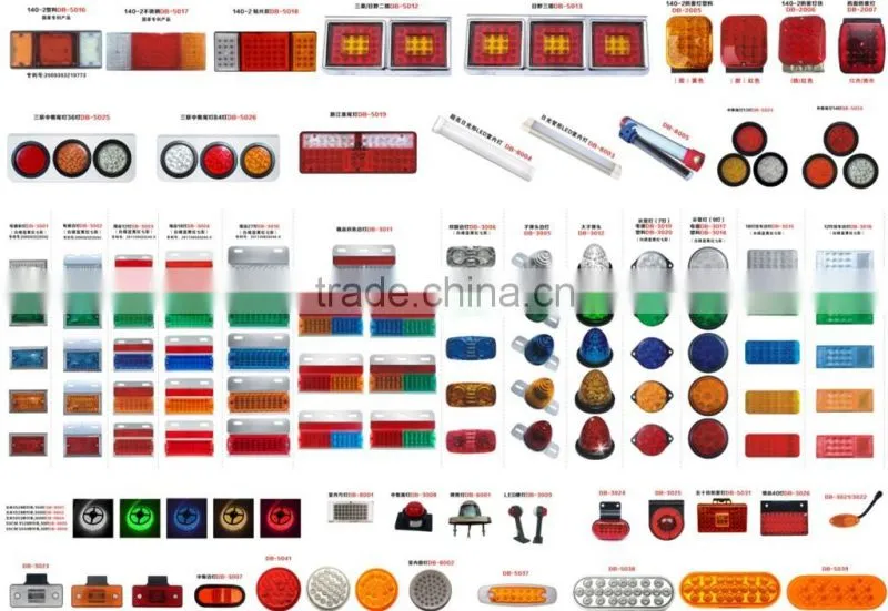 12V 24V LED trailer license plate lamp