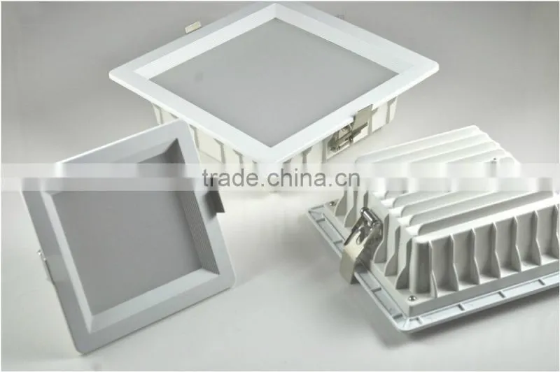 LED Downlights 12w 18w 24w SMD5730 Square Die Casting LED Ceiling Lamp SpotLights