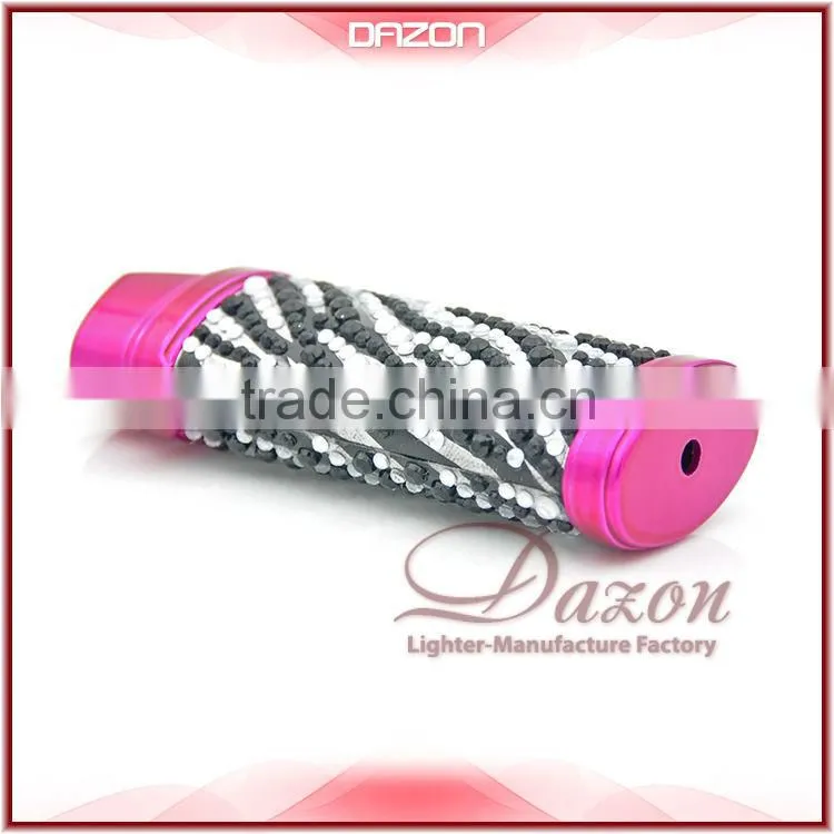 Metal Diamond Lighter Case For BIC Custom