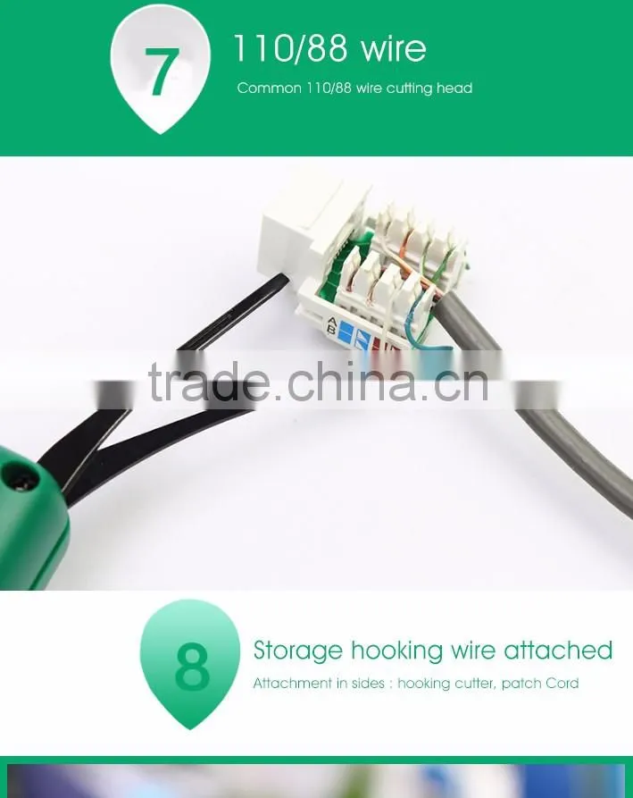 Cable Impact punch down tool wire stripping knives Mini Utility Portable Network Punch Down tool for 110 88 modules
