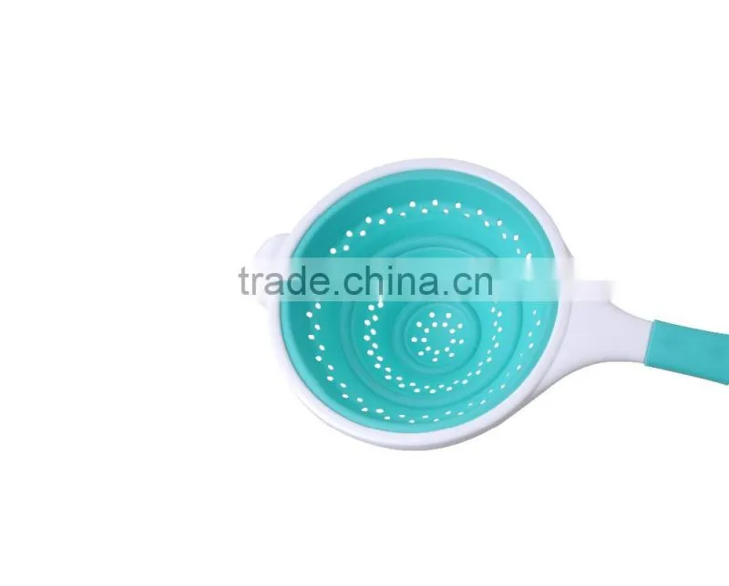 PP+Silicone 20*40.5*2 Colorful kitchen appliances silicone strainer/kitchen strainers