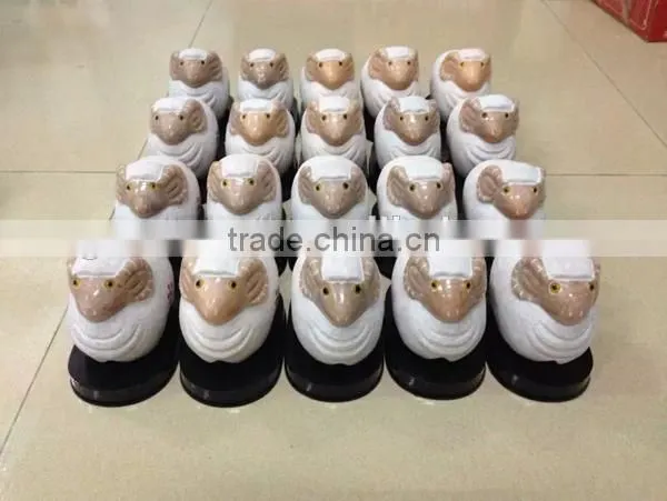 white stone goat statue for sale