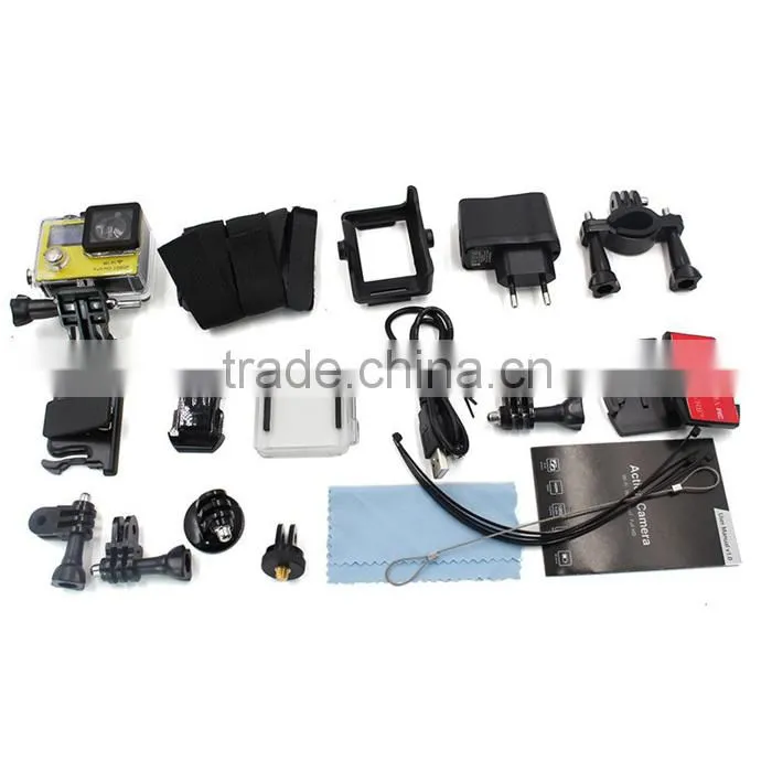 2.0" LCD+0.95" OLED dual screen WiFi 1080p full HD sport camera