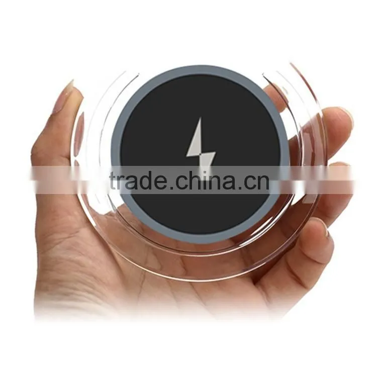 REYON private model transparent universal mobile phone wireless charger for Samsung ,iphone