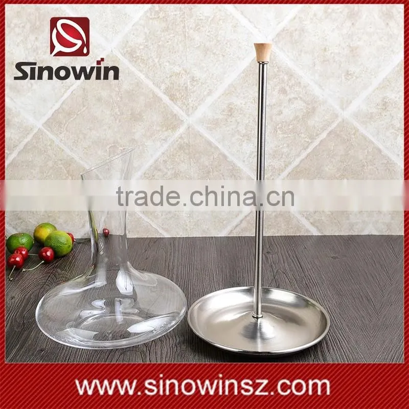Metal Wine Glass Decanter Holder
