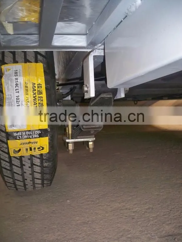 China gold supplier cheap two horse trailer