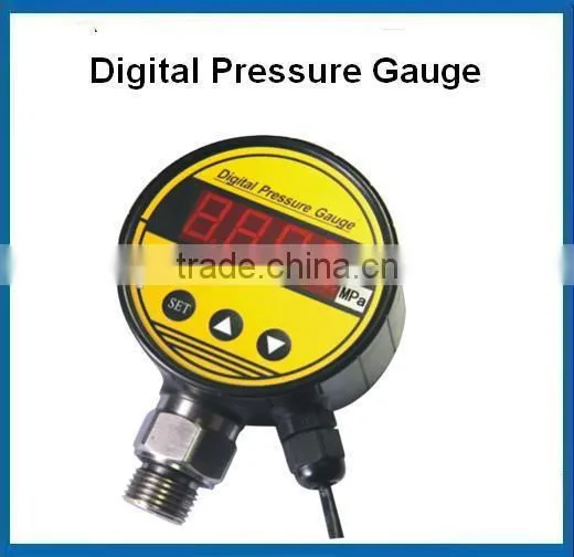 Pressure range -0.1~0~100Mpa Digital nitrous gauge with lcd display