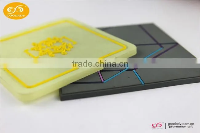 Wholesale gift items custom logo promotional 2D/3D rubber drink pvc coaster