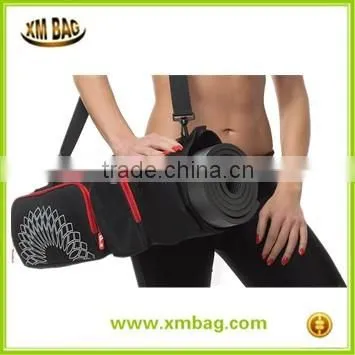 Yoga Mat Bag with Open Ends, Mobile Pocket and Water Bottle Holder - Keeps Your Mat Dry and Odorless