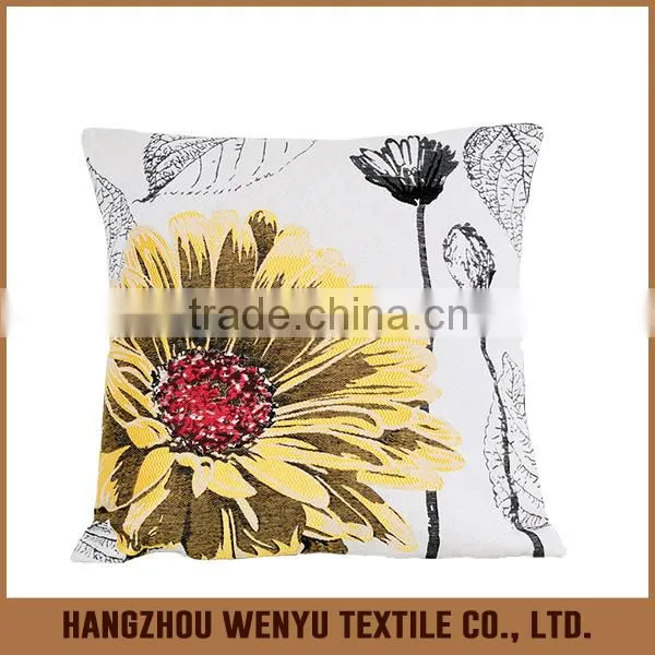 PLUS Beautiful Flower Home Decor Sofa Cushion Cover, OEM colorful pillowcase
