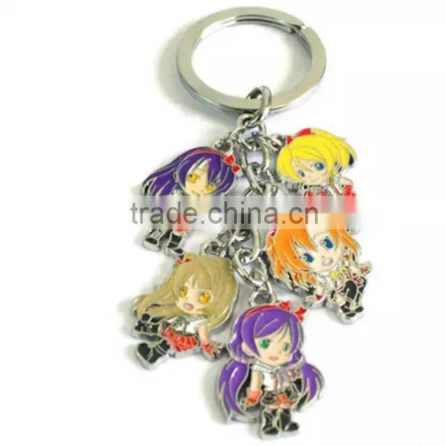 Personalized metal keychain design for decoration