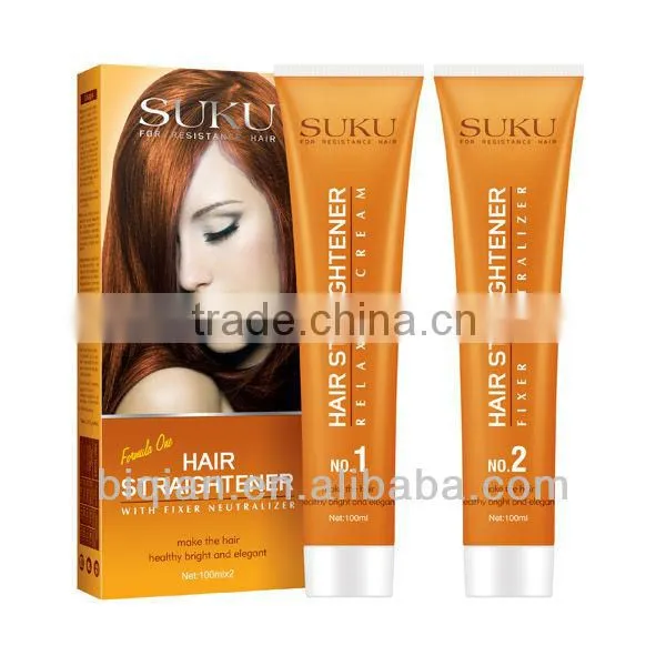 Permanent hair straightening cream