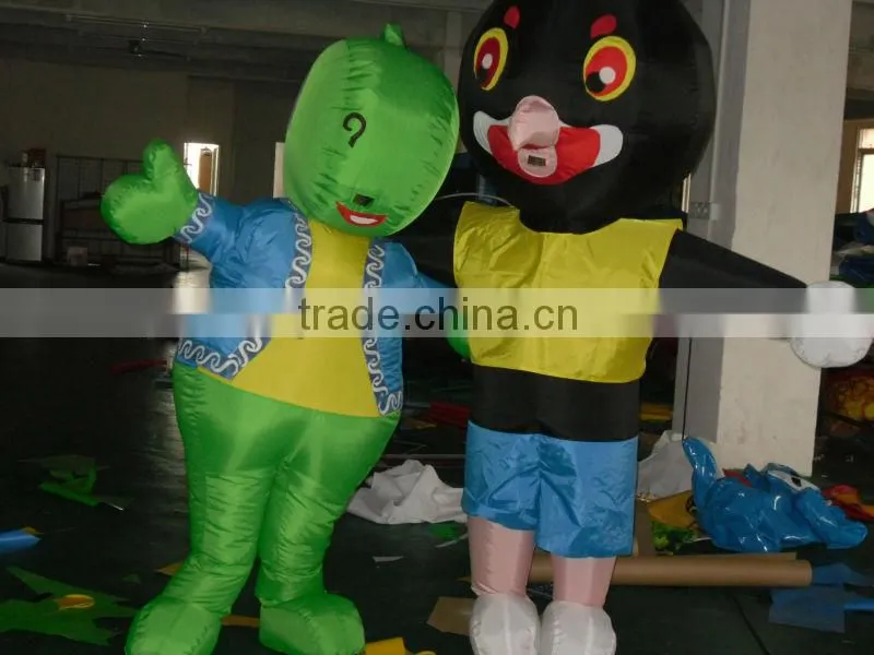 Black Hawk Down inflatable cartoon toys ,Black eagle inflatable mascot suits