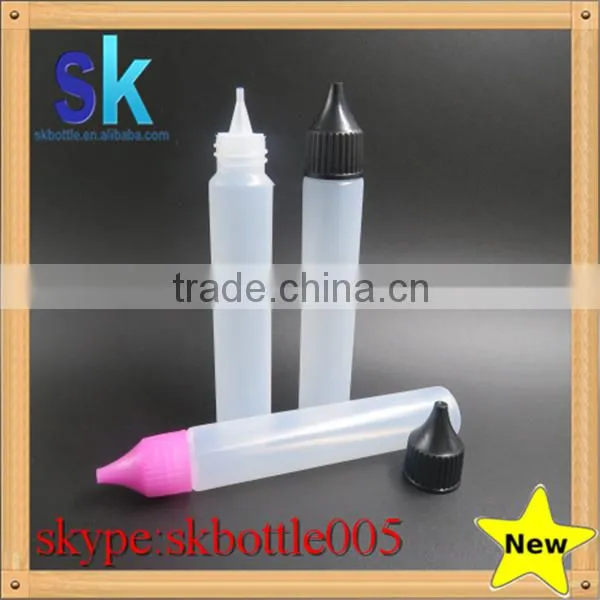 unicorn pen dropper bottles 30ml e cig bottle OEM service