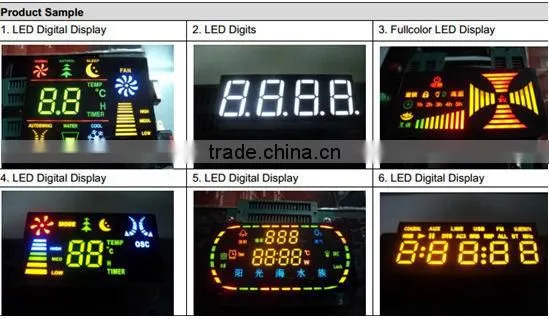 top grade 3 digits 7 segment led display module