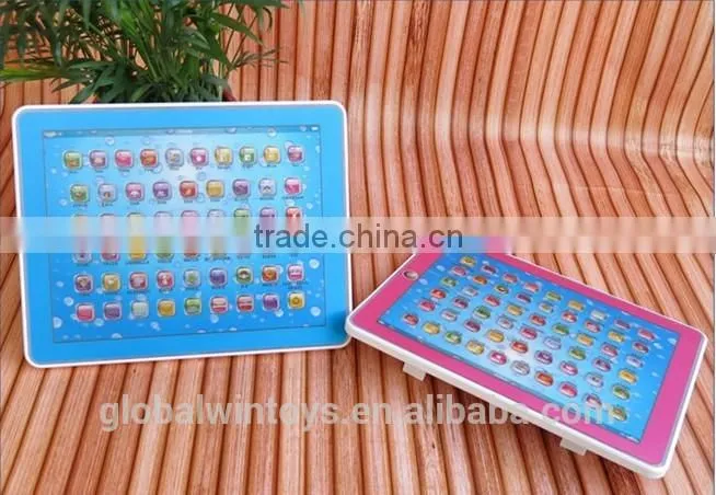 2015 new learning pad gw-tys2911J touch screen pad kids educational toys abc multipurpose toy learning machines