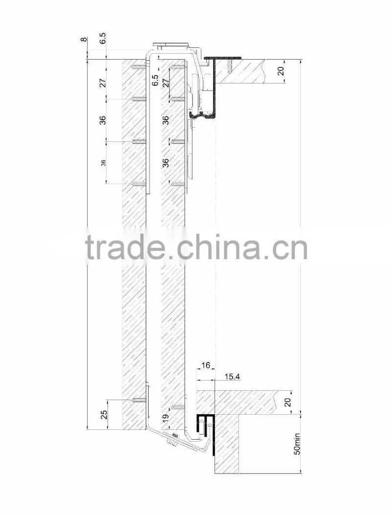 Furniture Wardrobe Sliding Door fittings /sliding door system /sliding door roller/high capacity