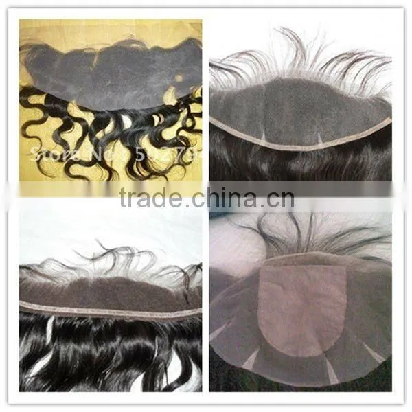 free parting Indian remy hair lace frontal virgin human hair ear to ear lace frontal closure 13*4 frontal pieces