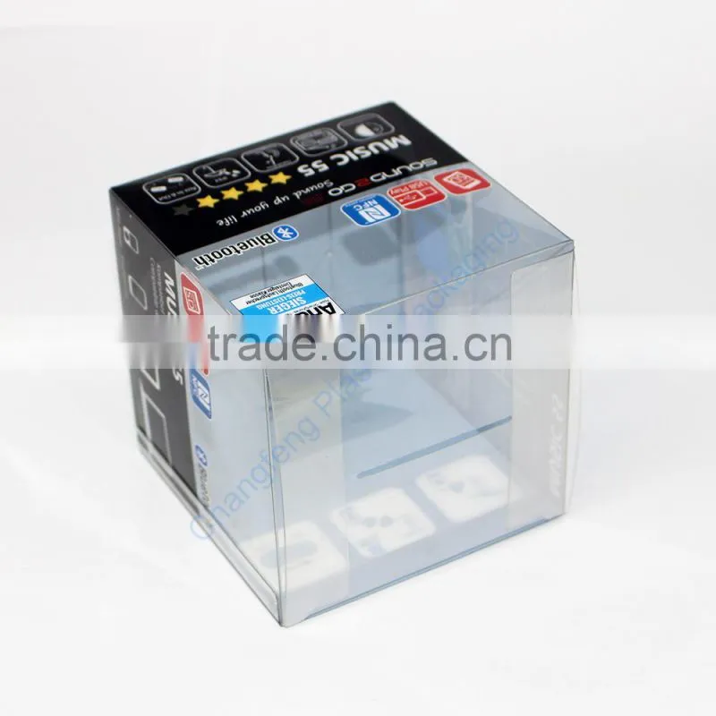 Hot Sale Clear Bluetooth Speaker Packaging Plastic Box