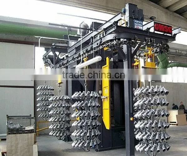 Q38 continuous chain shot blast machine