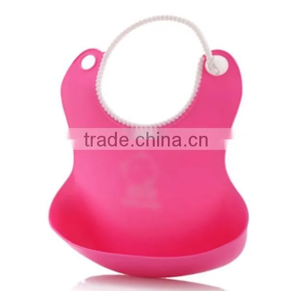 alibaba supplier hot waterproof FDA silicone baby bibs