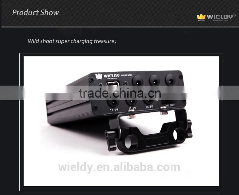 Wieldy super Lithium battery for video camera