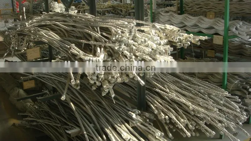 Spiral rod for telecom communication line spiral rods for guy grip