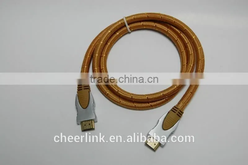 Capable beyond 1080p to 2160p Gold Plated Connectors hdmi cable v1.4 2.0v
