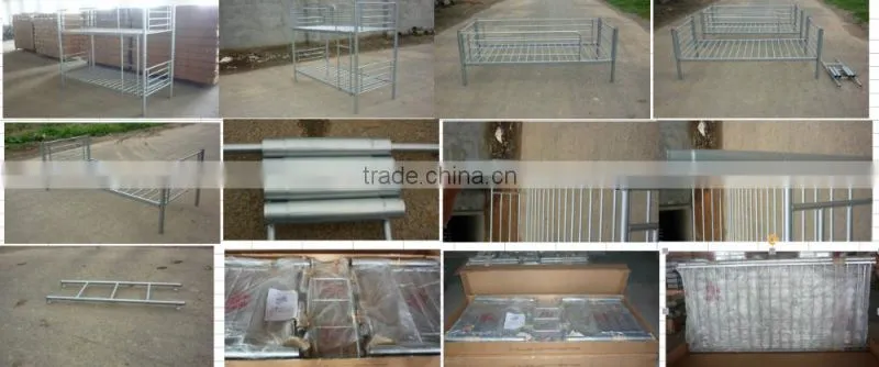 Hebei Bazhou detachable strong wrought iron metal bunk bed