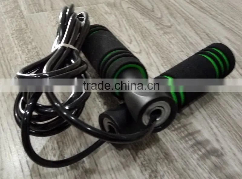 2016 high quality crossfit jump rope/weight jump rope with foam handle