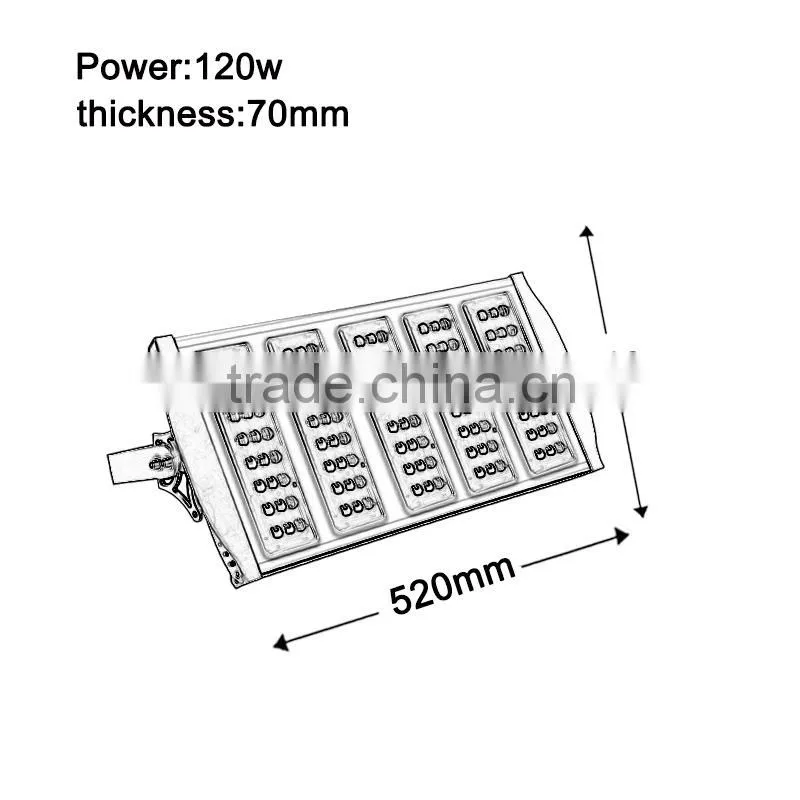 Five Years Warranty 120w Waterproof Meanwell Led Tunnel Light