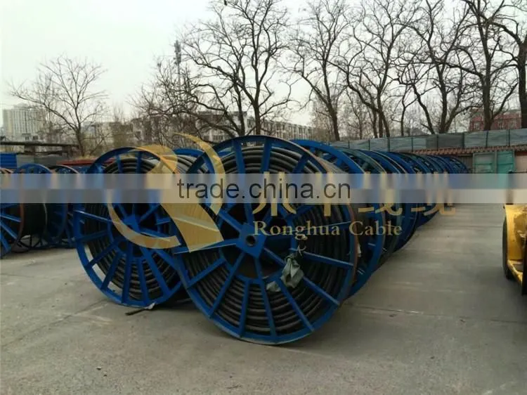 Copper conductor 300 sq mm Electric XLPE/PVC armoured underground dc power copper cable