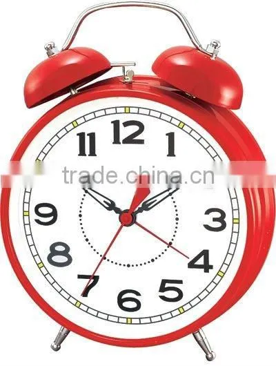 6.6 inches metal mechanical alarm clock