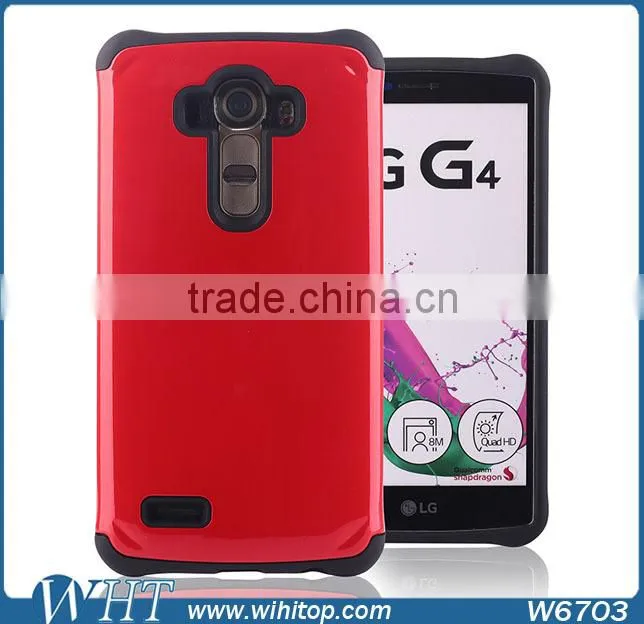 2 in 1 Hybrid Dustproof Shockproof Mobile Phone Case for LG G4 Hot Sale Case