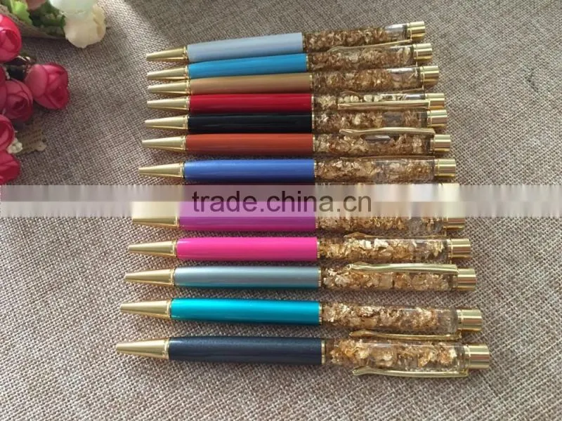 Fashion crystal writing pen with rhinestone