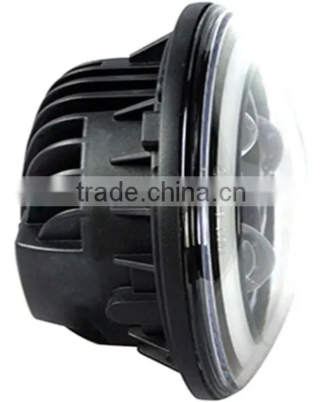 led jeep headlight 7inch LED headlight for Jeep wrangler Hi/lo beam 40w ccfl angel eye led headlight