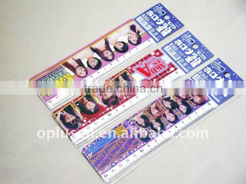15CM PLASTIC RULER W/HEAT TRANSFER FILM