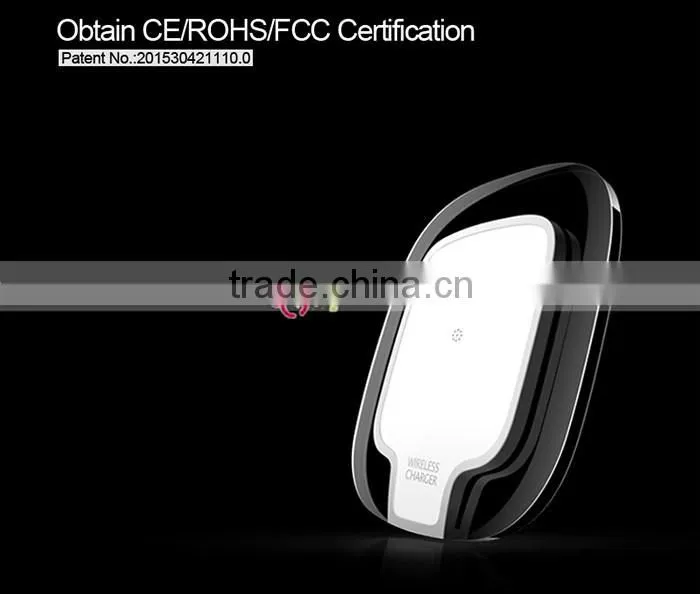 Waterproof Qi Standard Wireless Charger Adapter White