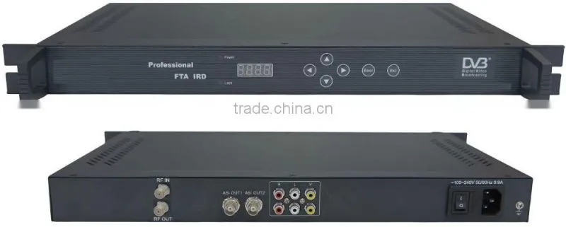 receiver dvb-s asi out av out