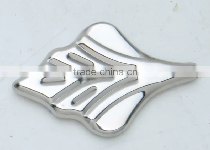 mirror Polish stainless steel decorative accessories tree leaves