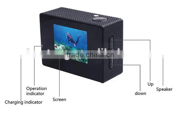 waterproof 1080p full hd SJ4000 motorcycle helmet camera