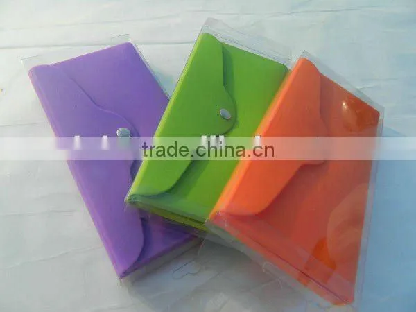 2012 popular design silicone fashion women wallet