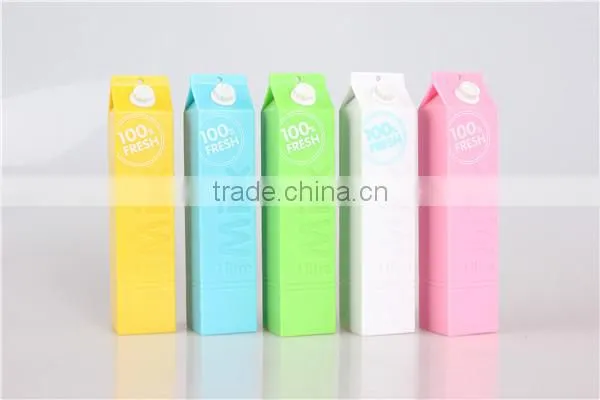 different promotion 2600 mah power bank milk design