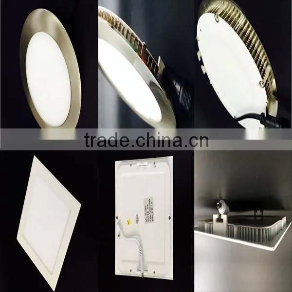 High quality 6/9/12/15w ultra thin led downlight