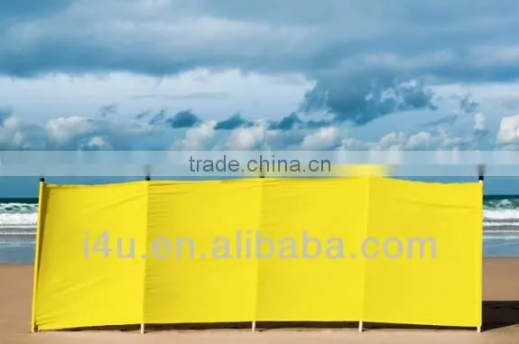 PLAIN WIND BREAKS for wholesale Logo printed steel tipped beach wind break