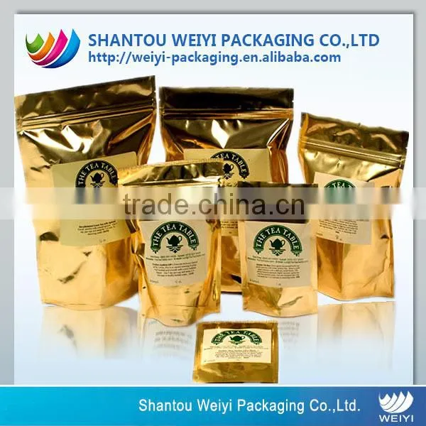 hot sale stand up empty tea bag tag printing